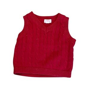 Cat & Jack girl red top 3-6 month